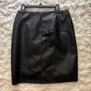 Leather skirt